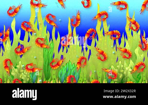Prawn Animation Red sea prawns Stock Videos & Footage - HD and 4K Video Clips - Alamy