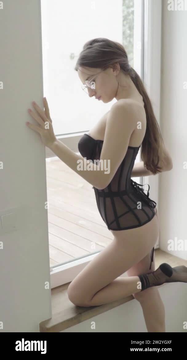 sexy lingerie model video Sexy Lingerie Girl Fashion Model On main image 1