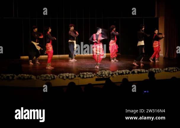 New Delhi / India - September 30, 2019: Classical Indian Kathak Dance ...