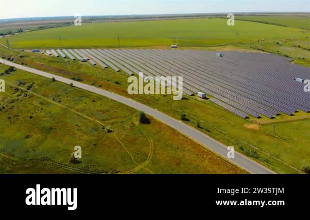 Solar farm producing green electricity Stock Videos & Footage - HD and ...