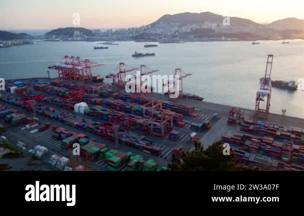 Busan logistic port Stock Videos & Footage - HD and 4K Video Clips - Alamy