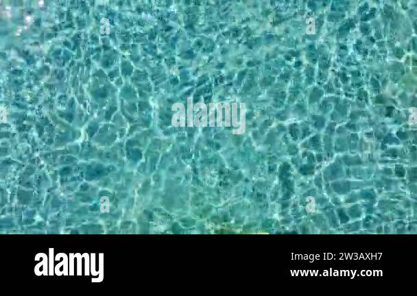 Water Surface Texture, Looping Clean Swimming Pool Ripples And Wave ...