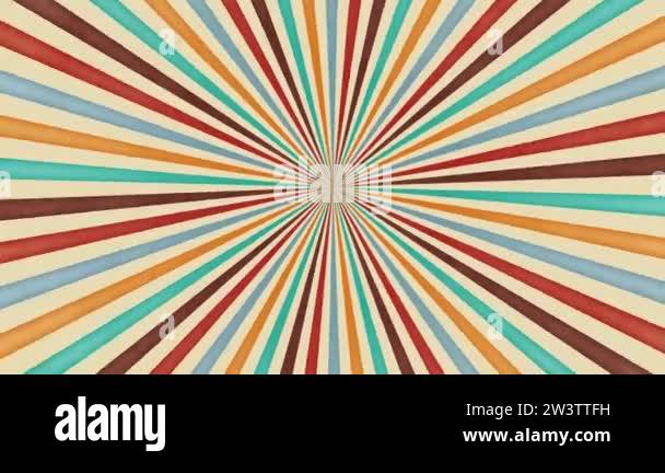 Vintage rays animation. Retro background. Seamless swirl loop Stock ...