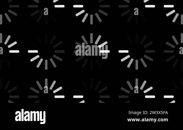 Abstract Preloader Mosaic background With Dots Circle/ 4k animation of ...