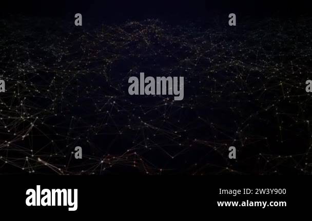 Abstract Plexus background motion of Futuristic Network concept digital ...
