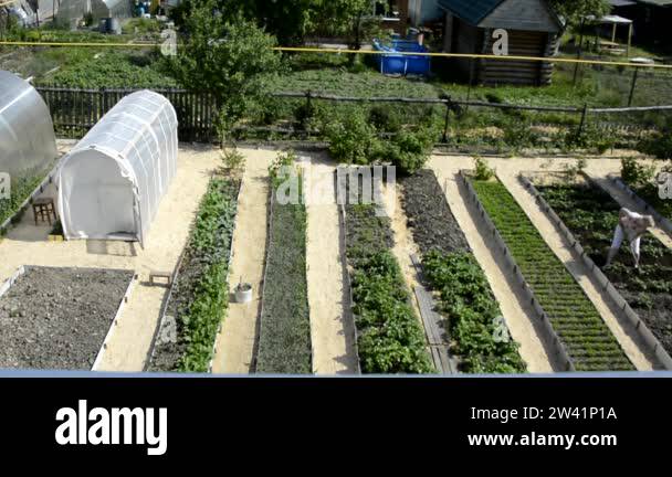 Garden plot with greenhouses Stock Videos & Footage - HD and 4K Video ...