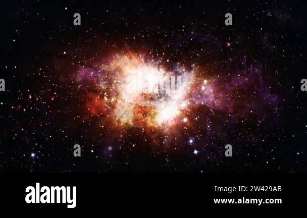Traveling through star fields in space with big bang supernova bursts ...