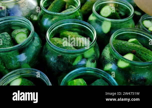 Pickle Cucumber pickle process Stock Videos & Footage - HD and 4K Video Clips ...