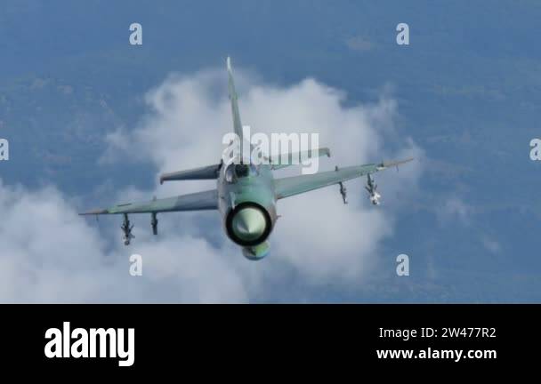 Mikoyan Gurevich MiG 21 Fishbed is a fighter jet from Russia Stock ...