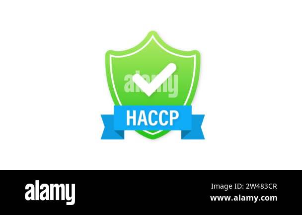 HACCP - Hazard Analysis Critical Control Points icon with award or ...