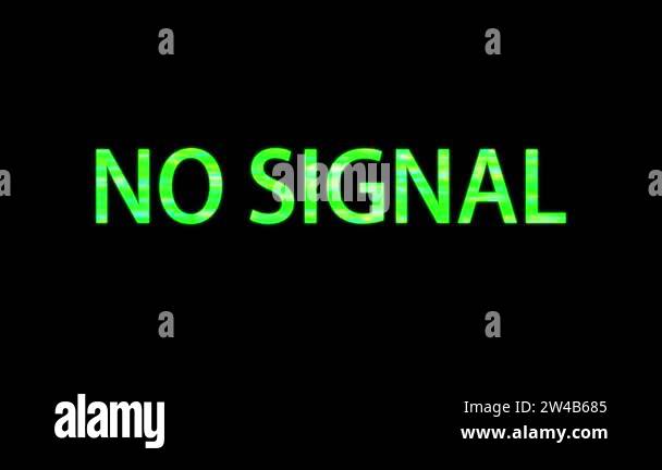 Abstract Digital Animation of Glitch and Noise. No Signal on the TV ...