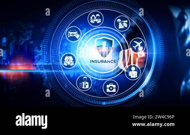 Insurance icon concept rotating wheel Stock Videos & Footage - HD and ...