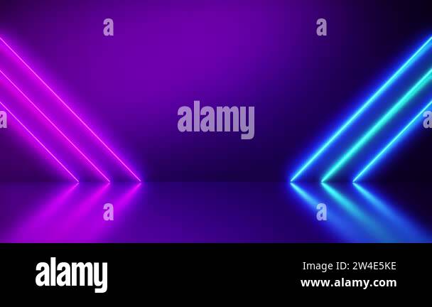 Neon Background Abstract Blue And Pink with Light Shapes line diagonals ...