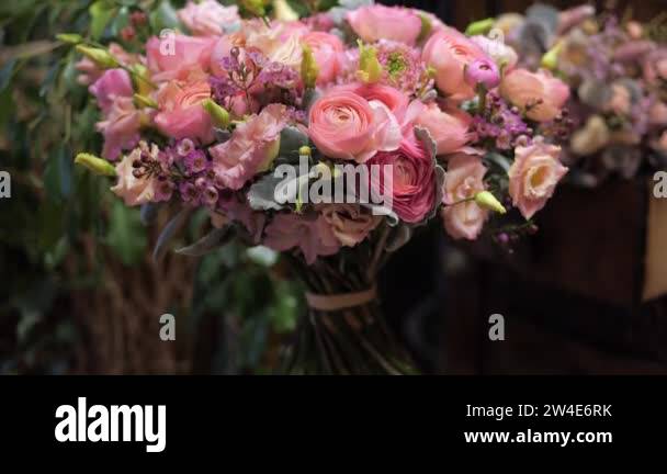 Handsome fresh bouquet flowers Stock Videos & Footage - HD and 4K Video ...