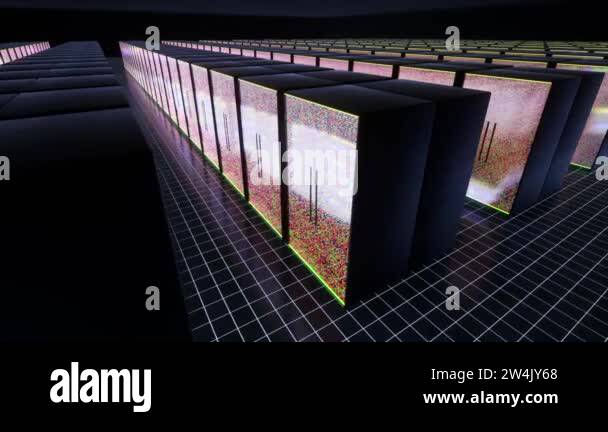 Modern server room binary code Stock Videos & Footage - HD and 4K Video ...