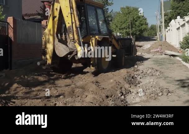 Dozer excavator on earthmoving Stock Videos & Footage - HD and 4K Video ...