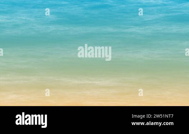 Animated beach scene: tranquil sandy beach and gentle turquoise ocean ...