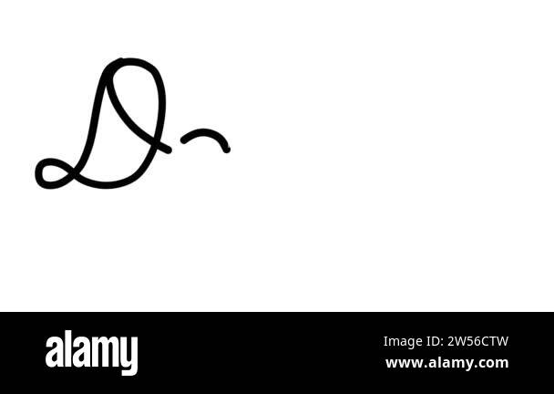 Dawg Decorative Handwriting Animation in Six Cursive and Gothic Fonts ...