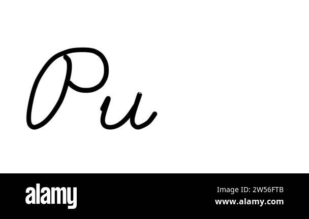Push Decorative Handwriting Animation in Six Cursive and Gothic Fonts ...
