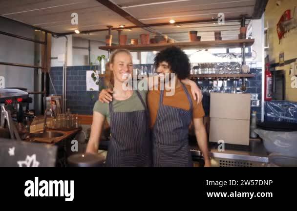 Two Waitresses Portrait two waitress standing Stock Videos & Footage - HD and 4K Video ...