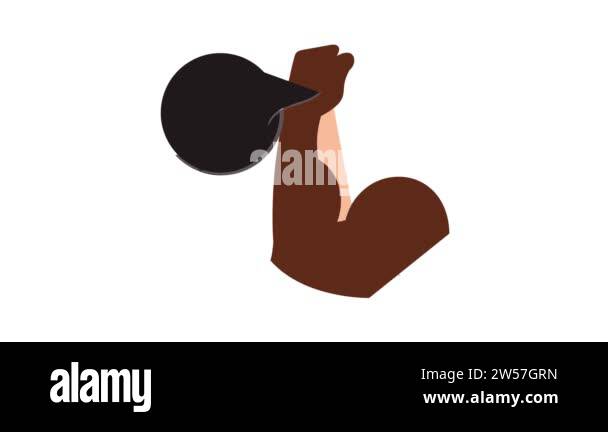 Training arm icon cartoon Stock Videos & Footage - HD and 4K Video ...