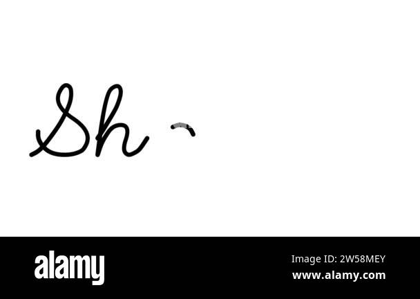 Shaver Decorative Handwriting Animation in Six Cursive and Gothic Fonts ...