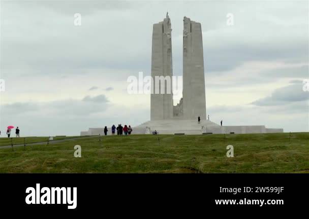 Canadian war memorial at vimy ridge Stock Videos & Footage - HD and 4K ...