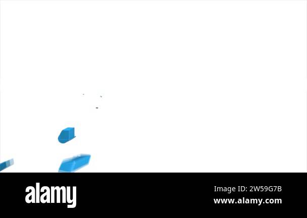 3D pixel Icon arrow for text Animation on empty background. Outline web ...