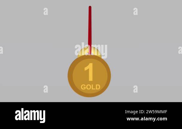 3d gold medal silver Stock Videos & Footage - HD and 4K Video Clips - Alamy