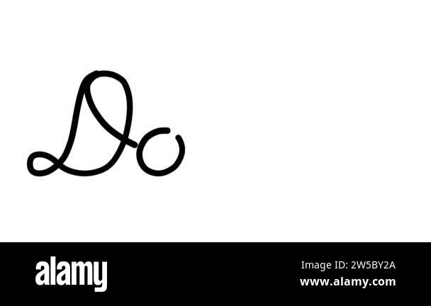 Doha Decorative Handwriting Animation in Six Cursive and Gothic Fonts ...