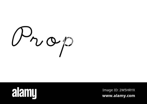 Proposal Decorative Handwriting Animation in Six Cursive and Gothic ...
