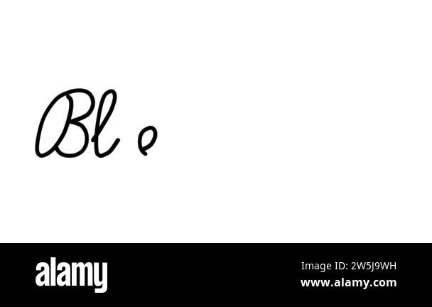 Blender Decorative Handwriting Animation in Six Cursive and Gothic ...