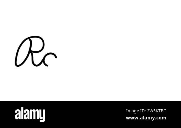 Rattan Decorative Handwriting Animation in Six Cursive and Gothic Fonts ...