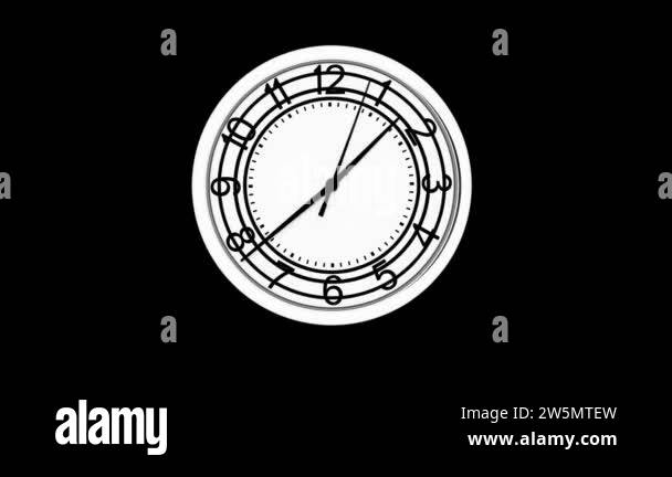 Standard time zone clock Stock Videos & Footage - HD and 4K Video Clips