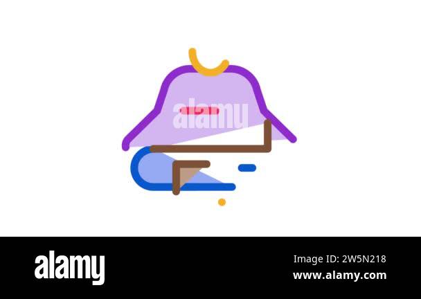 homeless sitting with nameplate help Icon Animation Stock Video Footage ...