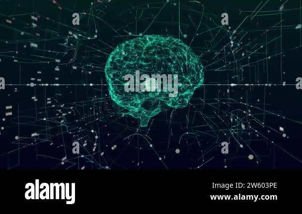 AI Artificial intelligence digital brain bid data deep learning ...