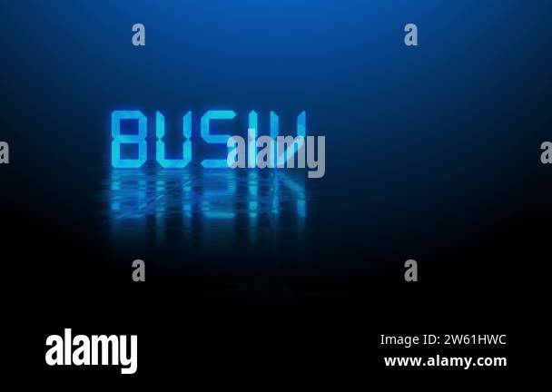 Reflection effects on a structured surface - blurred blue lettering ...