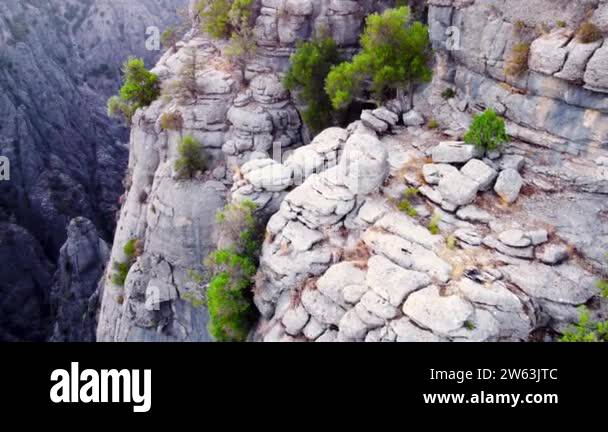 Huge Spectacular Rocks, epic aerial drone flight over famous Mountains ...