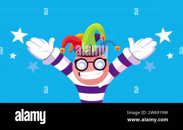 Funny clown face hat Stock Videos & Footage - HD and 4K Video Clips - Alamy