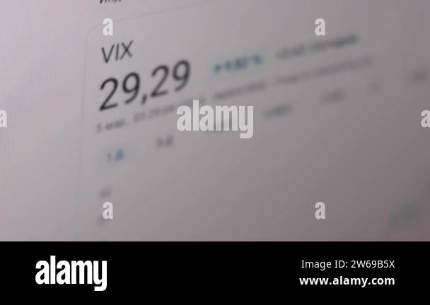 Vix symbol Stock Videos & Footage - HD and 4K Video Clips - Alamy