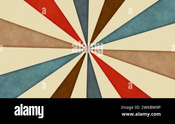 Vintage rays animation. Retro background. Seamless swirl loop Stock ...