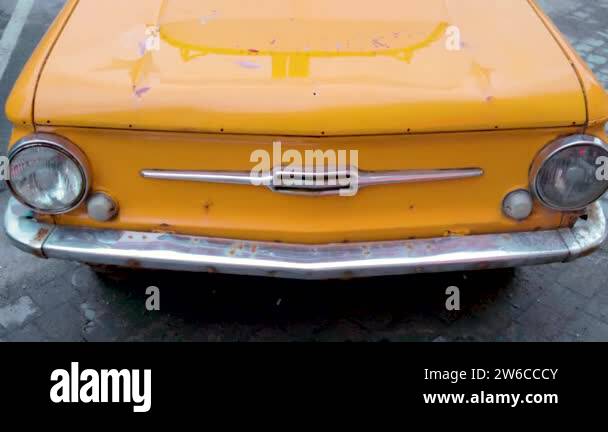 Vintage yellow retro automobile Stock Videos & Footage - HD and 4K ...