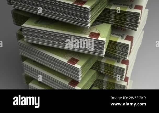 Stack of Iranian Rial Stock Video Footage - Alamy