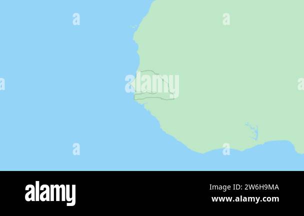 Map of Senegal with pin of country capital Senegal Map with Map of Senegal with pin of country capital Senegal Map with