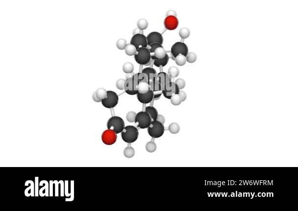 C19h28o2 Structure Molecular structure of Testosterone - steroid hormone from the androgen ...