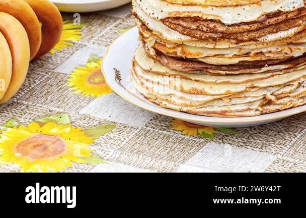 Stack traditional food cake Stock Videos & Footage - HD and 4K Video ...