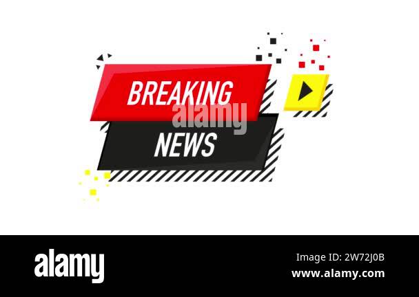 Breaking news square stamp Stock Videos & Footage - HD and 4K Video ...