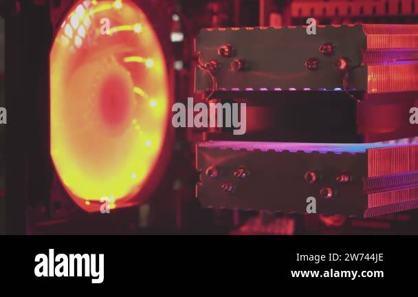 Gaming pc interior detail illuminated Stock Videos & Footage - HD and ...