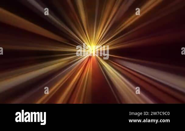 Interstellar hyperspace motion background. Flying at warp speed through ...
