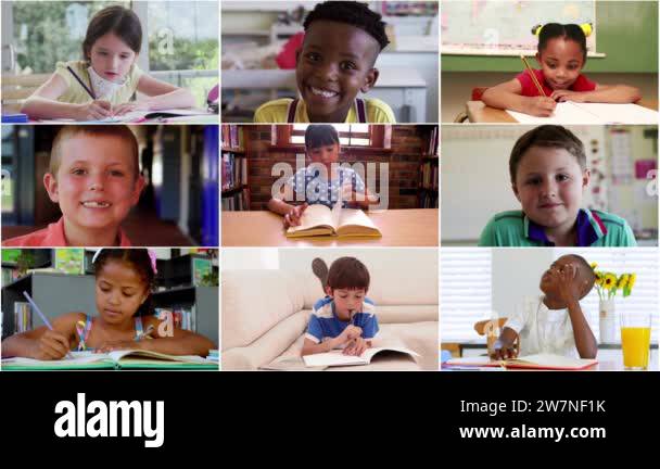 School children having lessons Stock Videos & Footage - HD and 4K Video ...